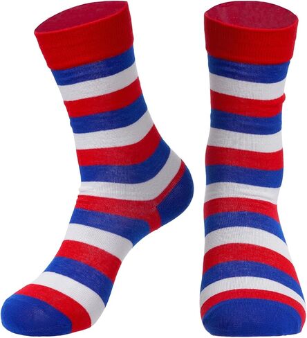 Striped Socks for Women Men Funny Novelty Ankle Socks Colorful Striped Socks for Pride Halloween Costume Accessory in Kuwait