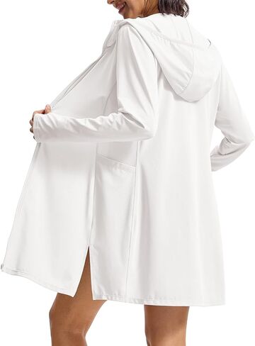Rdruko Women's Swimsuit Cover Ups UPF 50+ Sun Protection Long Jacket Lightweight SPF Hoodie Beach Cover Ups for Women in Kuwait