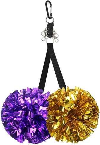 Lovecheer Pom Pom Holder for Cheerleader Backpack Straps Protect Pompoms and Cheer Bow Dual Purpose Adjustable Holder for Cheerleading Team Sports Accessory Gift in Kuwait