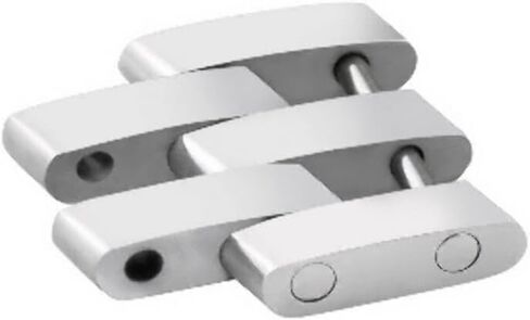 رابط ساعة Ewatchparts 18 ملم متوافق مع بريتلينغ بايلوت كرونومات كروسويند 300A 301A 303A 350A 351A 356A in Kuwait