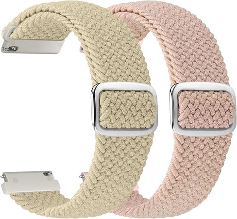 19mm Nylon Braided Band Compatible with Willful/YAMAY/Lintelek/Letsfit/LETSCOM ID205 ID205L ID205G ID205S ID205U, Quick Release Adjustable Straps for GRV FC1/FC5 in Saudi Arabia