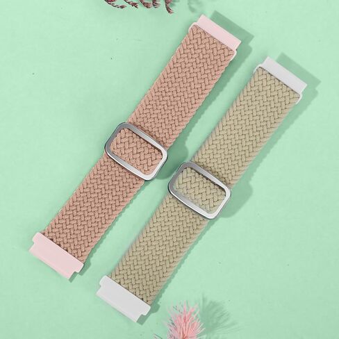 19mm Nylon Braided Band Compatible with Willful/YAMAY/Lintelek/Letsfit/LETSCOM ID205 ID205L ID205G ID205S ID205U, Quick Release Adjustable Straps for GRV FC1/FC5 in Saudi Arabia