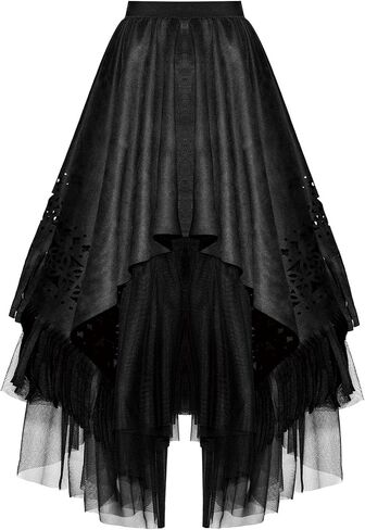 2026 Womens Plus Size Faux Suede Fringe A-Line Fringe Trim Midi Skirt in Saudi Arabia