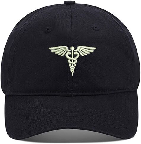 Medical Symbol Washed Cotton Embroidery Baseball Cap Embroidered Cap in Saudi Arabia