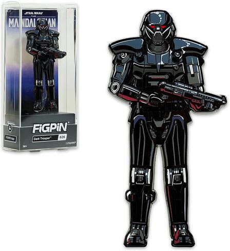 Star Wars Dark Trooper Collectible Pin - Dark Trooper 826 Collectible Pins for Kids, Teens with Display Box | Novelty Star Wars Merchandise in Kuwait