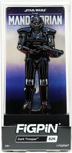 Star Wars Dark Trooper Collectible Pin - Dark Trooper 826 Collectible Pins for Kids, Teens with Display Box | Novelty Star Wars Merchandise in Kuwait