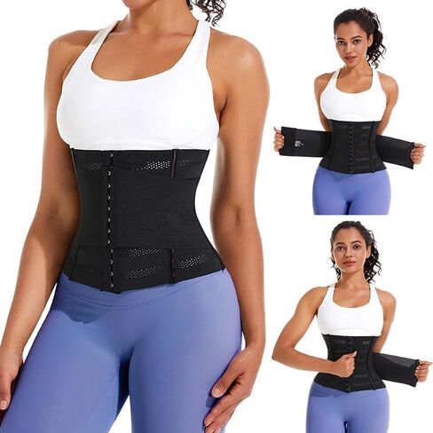 Postpartum Belly Band Postpartum Belly Wrap, Adjustable Belly Binder Post Partum Abdominal Binder Post Surgery, Breathable Waist Trainer for Women Lower Belly Fat, Faja Postparto Para Mujer (Beige, Large) in Kuwait
