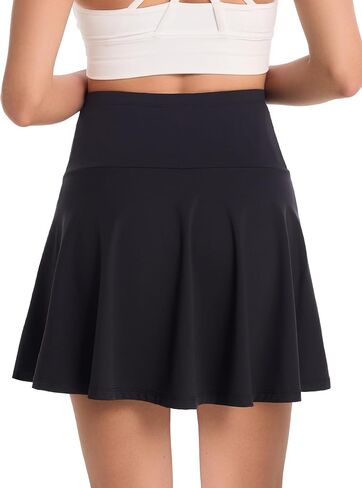 Maternity Tennis Skirt with Built-in Shorts High Waisted Athletic Golf Skorts Workout Pregnancy Skirt with Pockets in Saudi Arabia