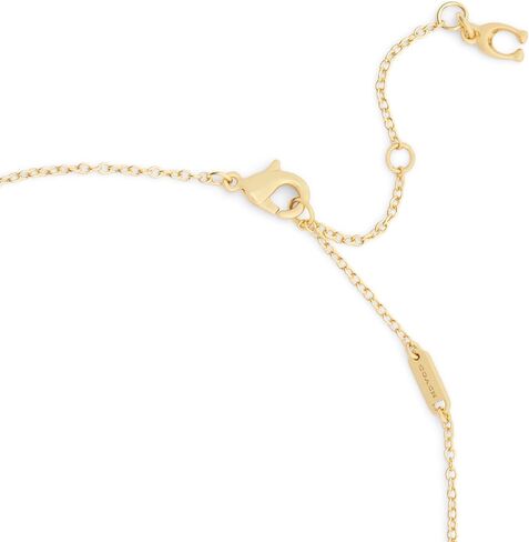 COACH Jewelry Women's Halo Circle Pendant Necklace in Kuwait