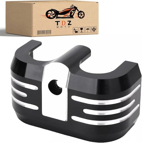 TDZ Black Ignition Coil Cover for Harley 2017-2025 Milwaukee-8 Touring Street Glide/Road Glide/Road King/Electra Glide Ultra Limited Models in Kuwait