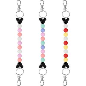 6 Pieces Mouse Ear Holders for Backpack Adjustable Headband Keychain Strap Hands Free Organizer for Theme Parks in Saudi Arabia