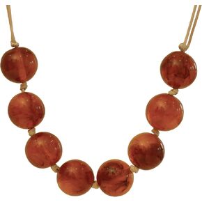 Multicolor Chunky Oversize Knotted Resin Bead Necklace for Women, 30mm Bold Statement Boho Jewelry Gift in Saudi Arabia