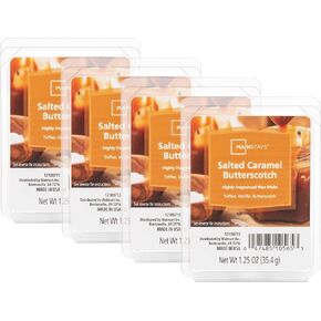 Mainstays Scented Wax Cubes 1.25oz 4-Pack (Salted Caramel Butterscotch) in Saudi Arabia