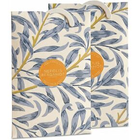 The Master Herbalist Neroli & Bergamot Scented Wardrobe Freshener in a William Morris Inspired Willow Design | Made in Britain | Pack of 2 in Saudi Arabia