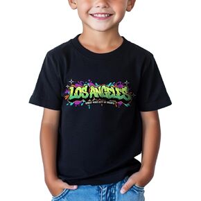 Toddler Los Angeles T-Shirt Funny California Graphic Tee Vacation Travel Gift Shirt Cotton 2T-8T in Saudi Arabia