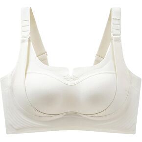 Lace Bra for Women Wireless Support Lift Seamless Breathable Full Coverage Comfort Daily Bras No Underwire 34-42 in Kuwait