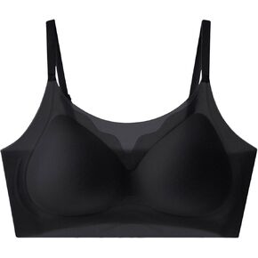 Summer Seamless Ultra-Thin Comfort Bra, Breathable Cool Lightly Push Up Adjustable Straps Sports Floral Trim Bra in Saudi Arabia