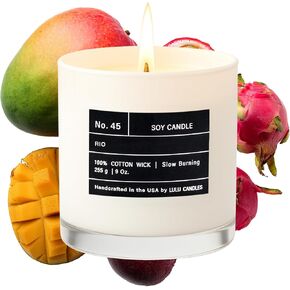 Lulu Candles | Tomato & Vine | Smells Fresh & Green | Luxury Scented Soy Jar Candle | Hand Poured in The USA | Highly Scented Long Lasting (9 Oz.) in Saudi Arabia