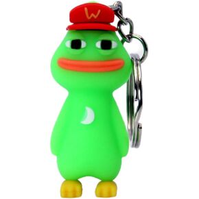 WASSIE Smolting Keychain – Soft PVC Collectible Keyring with Crescent Moon Detail, Cute Character Accessory for Bags, Keys & Everyday Carry in Saudi Arabia