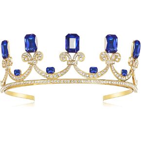 Audrey Crown Headband, Gold Princess Tiara, Descendant Birthday Crown, Audrey Cosplay Gift, Halloween Costume Headband for Adults in Saudi Arabia