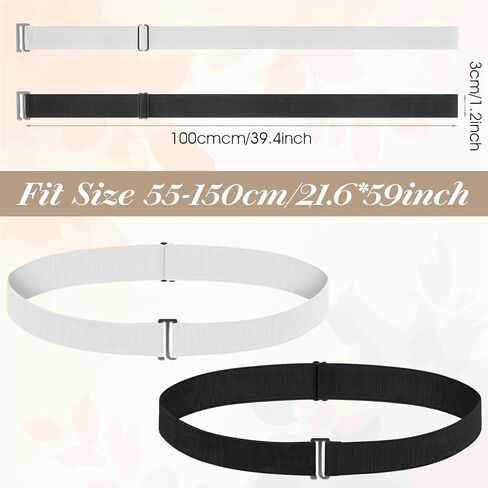 2 Pcs Crop Tuck, Shirt Tuck Band Women Adjustable Sweater Tucks Band Elastic Tucky Belt, Crop Tucks Bands Women Stretch Belt to Change the Style of Your Top in Saudi Arabia