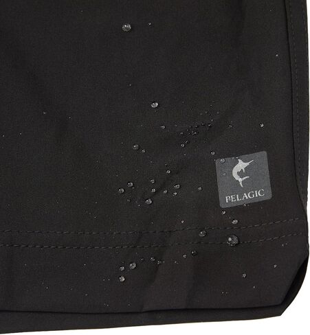 PELAGIC Leiday شورت مبطن بخصر مطاطي 17 بوصة أسود in Kuwait