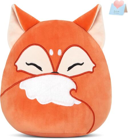 Glow Guards 8in Red Fox Plush Cute Fox Stuffed Animal Fox Plushies Pillow Soft Plushie Toy Birthday Gift for Kids Boys Girls in Saudi Arabia