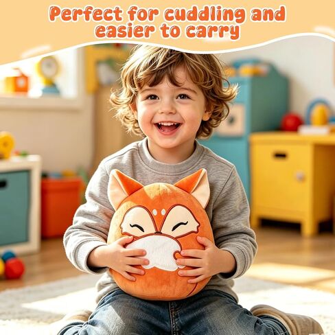 Glow Guards 8in Red Fox Plush Cute Fox Stuffed Animal Fox Plushies Pillow Soft Plushie Toy Birthday Gift for Kids Boys Girls in Saudi Arabia