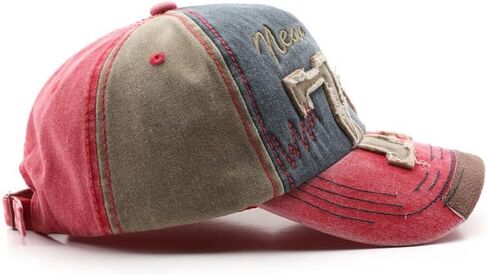 New York Hat 79 Patch Color-Block Baseball Cap Vintage Sun Hat in Kuwait