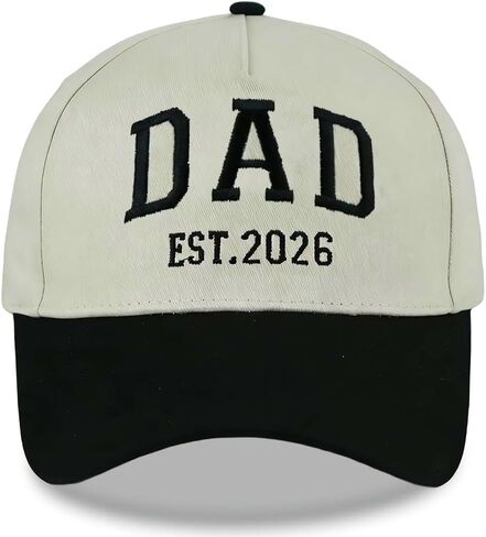 Papa 2026 Hats for Men Dad, Adjustable Cotton Embroidered Grandpa Baseball Cap in Saudi Arabia