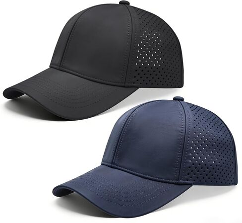 Quick Dry Baseball Cap Breathable Mesh Snapback Hat Sun and Rain Protection Golf Ball Cap for Men Women in Saudi Arabia