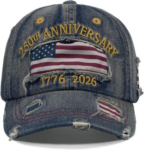 250 Anniversary USA Hat,America 250th Year United States Cap for Men Women,US Birthday Merchandise in Saudi Arabia