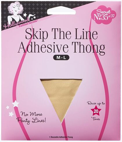 Hollywood Fashion Secrets, Reusable, Skip the Line Adhesive Thong in Saudi Arabia