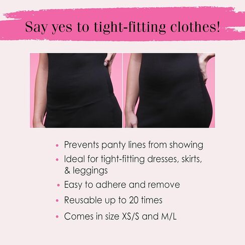 Hollywood Fashion Secrets, Reusable, Skip the Line Adhesive Thong in Saudi Arabia