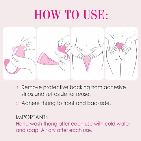 Hollywood Fashion Secrets, Reusable, Skip the Line Adhesive Thong in Saudi Arabia