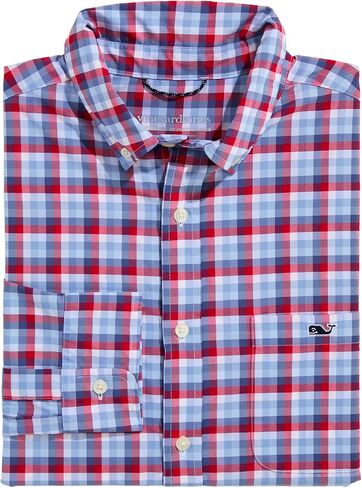 vineyard vines Grenadine Check FRWT Performance Shirt in Saudi Arabia