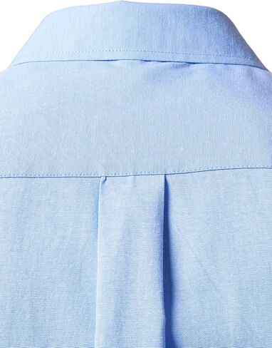 LucMatton Men's Lightweight Oxford Short Sleeve Shirt | Button Down Collar, Business Casual, Breathable, Back Pleat, Slim Fit Dress Shirt, Chest Pocket, Daily Wear, Formal, Office in Saudi Arabia