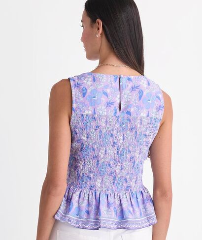 بلوزة Elsie Smocked للسيدات من Vineyard Vines in Kuwait