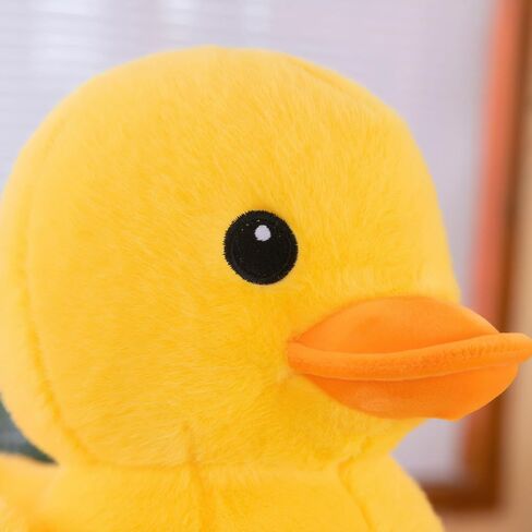 بطة محشوة الحيوان أفخم لعبة بطة عملاقة محشوة وسادة فخمة ضخمة ضخمة لطيف محشوة الحيوانات Plushies لعبة الدهون عناق وسادة Plushie هدية عيد ميلاد للأطفال الفتيات الأولاد ديكور غرفة، 16.9 بوصة in Kuwait