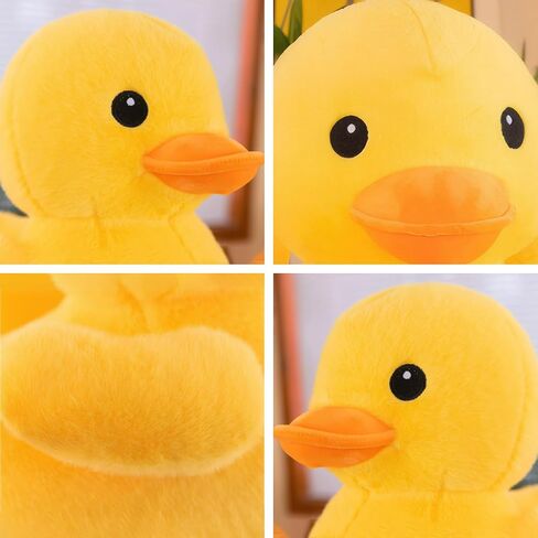 بطة محشوة الحيوان أفخم لعبة بطة عملاقة محشوة وسادة فخمة ضخمة ضخمة لطيف محشوة الحيوانات Plushies لعبة الدهون عناق وسادة Plushie هدية عيد ميلاد للأطفال الفتيات الأولاد ديكور غرفة، 16.9 بوصة in Kuwait
