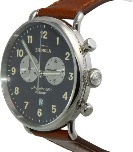 Shinola Detroit Men's The Canfield 43mm - 20001940 Midnight Blue/Dark Cognac in Saudi Arabia