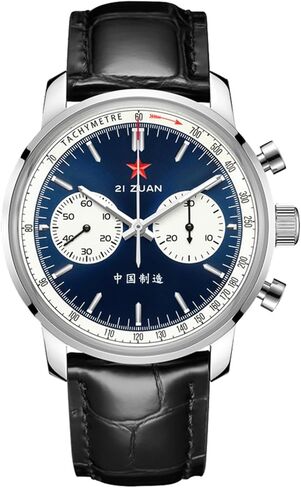 SEAKOSS 42mm Vintage 1963 Seagull ST1901 Manual Wind Mechanical Watch Witch Gooseneck Pilot Chronograph Watches for Men Sapphire Crystal 3ATM Luxury Dress Watch in Saudi Arabia