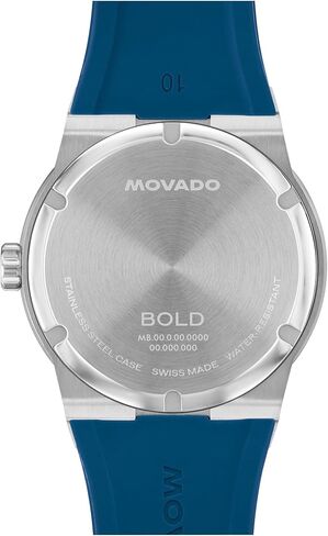 Movado Bold Fusion Men’s Quartz Watch – 42.3 mm Case, Silicone Strap, Contemporary Fashion Watch, Gift for Him in Kuwait
