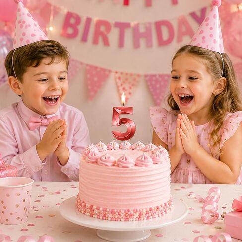 Red Birthday Candles 3D Design Number 30 Candle Cake Topper for Boy Girl Wedding Anniversary Birthday Party Cake Decorations Supplies in Saudi Arabia