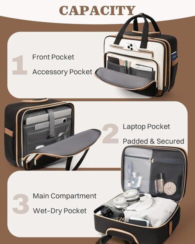 AUROTIER Rolling Puffer Backpack for Women, Travel Backpack with Wheels, 16 Inch Wheeled Laptop Backpack, Dual-Opening Design Overnight College Underseat Carry on Luggage, Roller Business Work Bag in Saudi Arabia