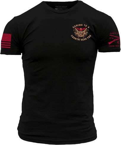 Grunt Style Department of War - Patriotic American Graphic Tee - Men's Short Sleeve T-Shirt in Kuwait