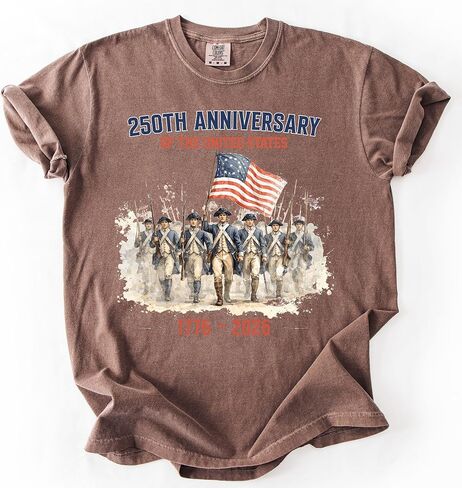 USA 250th Anniversary Shirt - Revolutionary War Soldiers – 4th of July Shirt - 1776–2026 USA Semiquincentennial Tee in Saudi Arabia