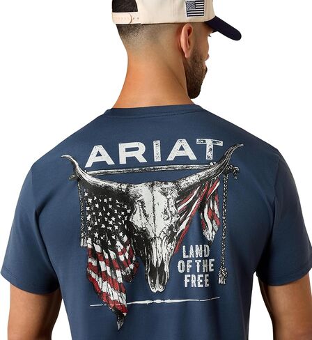 تي شيرت Ariat الرجالي Longhorn Patriot in Kuwait