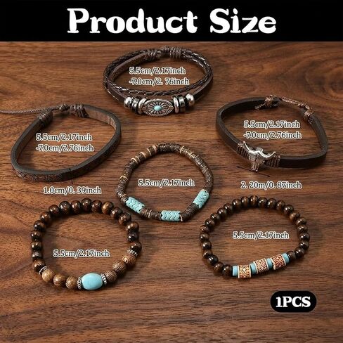 Western Bracelet for Women,Turquoise Beaded Stretch Bracelets,Bohemian Cowgirl Western Jewelry Set,Vintage Stackable Bull Head Cowboy Boots Feather Bracelets,Country Ethnic Accessories in Saudi Arabia