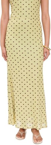 Another Girl Women's Polka Dot Mesh Maxi Skirt in Saudi Arabia
